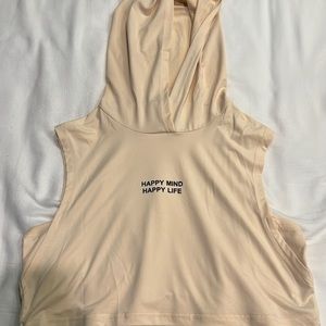 SHEIN hooded muscle tee